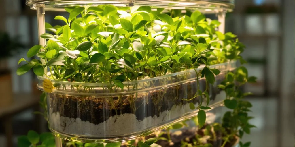 Kit de cultivo vertical de plantas nativas.