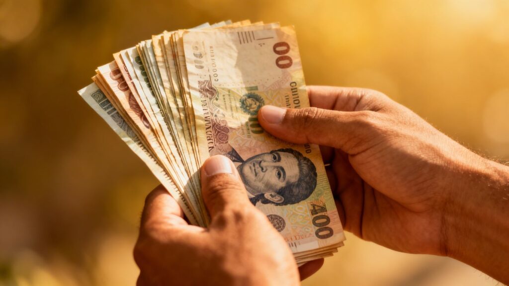 Manos con dinero de Infonavit