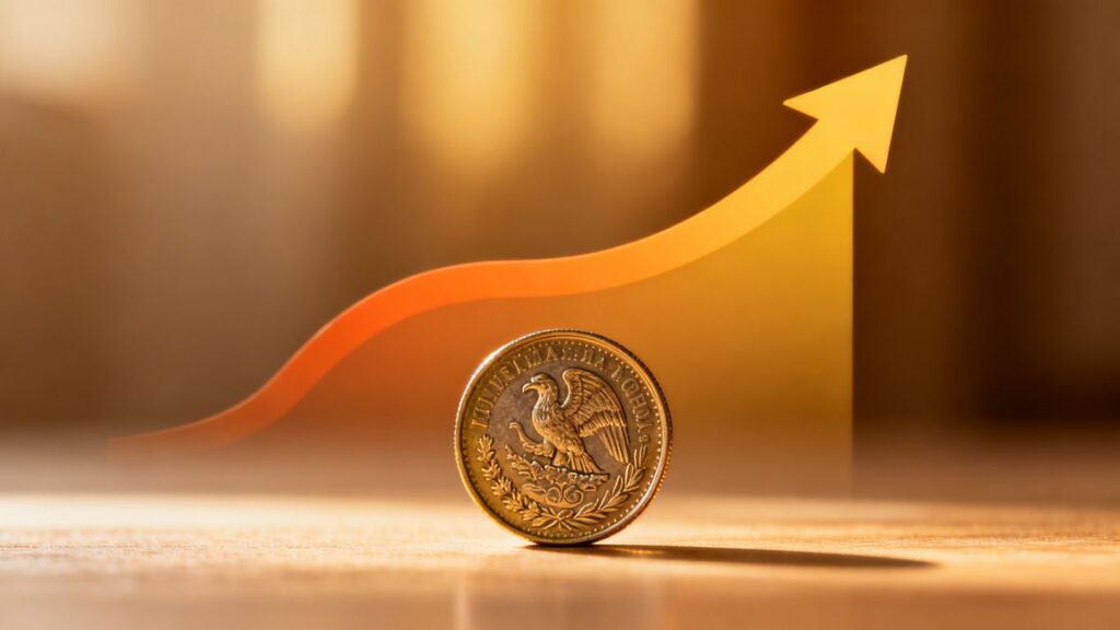 Monedas mexicanas y crecimiento financiero